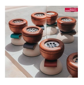 Brûleur d'encens Bakhoor en bois de nacre, parfumé à la rose, spécial Ramadan Eid, nouveauté 2022, couleur personnalisable, emballage sécurisé - Product Image 3