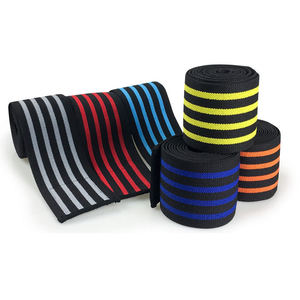 Venda Elástica de Compresión de Goma Protectora para Levantamiento de Pesas y Powerlifting GAF Gym Fitness, Vendaje Unisex para Rodilla para Sentadillas y Entrenamiento en Gimnasio - Product Image 6
