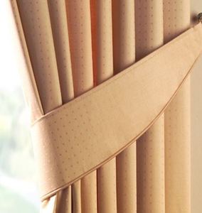 Cortinas de colores personalizados 100% poliéster para sala de estar, comedor en casa, cama, puerta, ventana, planos, suministro a granel - Product Image 4