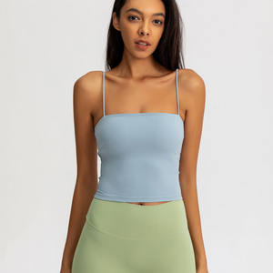 Camisola de tirantes sexy para mujer, lencería íntima, top corto con tirantes, camisola de gimnasio con tirantes extraíbles - Product Image 6