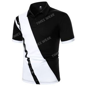 เสื้อยืดผ้า100% สำหรับผู้ชายทรงสลิมฟิตผ้าฝ้ายเสื้อเจอร์ซี่แบบไม่ยับ - Product Image 4