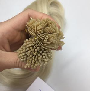 Wholesale 100% Virgin I Tip Human Hair Extensions Keratin Stick I Tip Cuticle Aligned I Tip Hair Extension - Product Image 4
