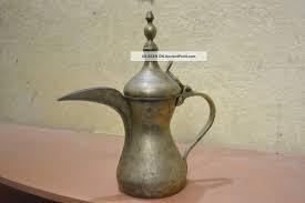 Dallah ทองเหลืองวินเทจสำหรับชาและกาแฟสำหรับบ้านและร้านอาหารหม้อกาแฟทองเหลืองโบราณ - Product Image 4