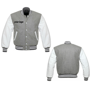 Custom Fashion Baseball Varsity <b>Jacket</b> Men's 100% Polyester Single Button Satin Bomber <b>Jacket</b> - Product Image 5