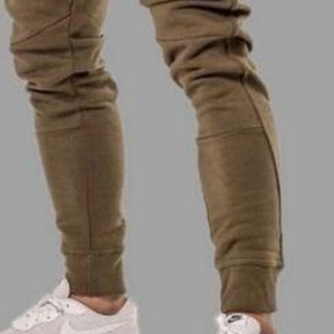 Pantalon de jogging kaki Polyester, étiquette privée de qualité supérieure, Slim, survêtement pour hommes, mode, collection - Product Image 3