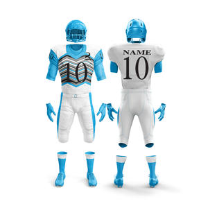 การออกแบบของคุณเองระเหิดอเมริกันฟุตบอลที่กำหนดเองทีมฟุตบอลสวมใส่สำหรับผู้ชายขายส่งอเมริกันฟุตบอลเครื่องแบบ - Product Image 1