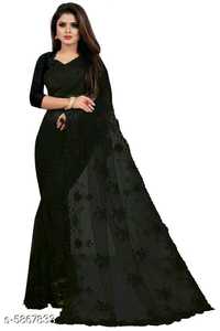 ชุดแต่งงานออกแบบเย็บปักถักร้อยสุทธิ Sarees กับเสื้อซาติน Banglori คอลเลกชันราคาขายส่ง - Product Image 4