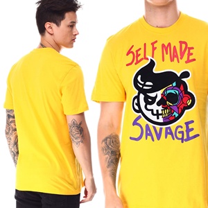 Camiseta con serigrafía de logotipo personalizado de alta calidad para hombres Opciones de tamaño al por mayor - Product Image 3