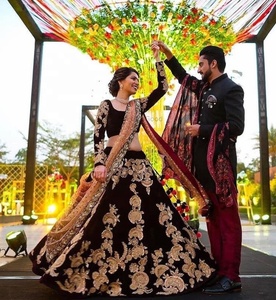 Stylish & Beautiful Designer <b>Top</b>, Lehenga with stylish matching Sherwani, pant with Heavy-Embroidery work-2020 - Product Image 1