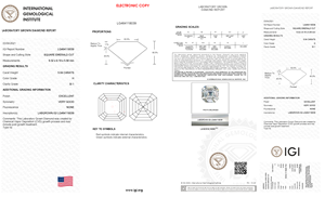 พลอยควอตซ์ธรรมชาติสังเคราะห์สีขาวเจ้าหญิง SI1กะรัต5.40กะรัตเพชรสังเคราะห์ดีไซน์แฟนซีขนาด9มม. อัญมณีหลวมจากห้องทดลอง - Product Image 5