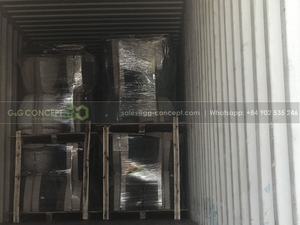 Maceta de piedra de fibra redonda S3 para plantas en maceta, para interior y exterior, estilo moderno, distribuidor de plantas en maceta en Vietnam - Product Image 2