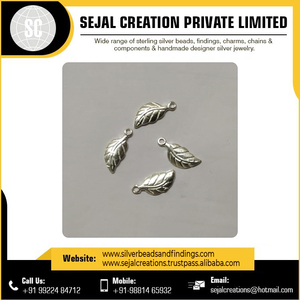 Cool New 925 Sterling Silver Jewelry Charms Diseños de flores de letras intrincadas Cute Wedding Party-Sejal Creation Direct Wholesale - Product Image 4