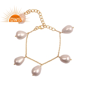 Bracelet en pierres précieuses naturelles, livraison gratuite, perles multiples, fabricant de bijoux, plaques en or Sterling 925, chaîne en argent - Product Image 1