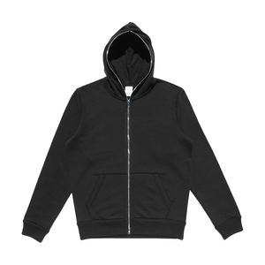 Sweat à capuche unisexe 100% coton polyester, vêtements de rue de haute qualité avec fermeture éclair, visage complet, fermeture éclair, vente en gros - Product Image 3