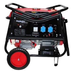 Nouveau Design Portable 6.0kw Puissance Nominale 220V Monophasé 4 Course Moteur Démarrage Électrique Navigateur VVEPG8500E2 Génératrice À Essence