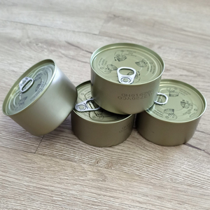 Envases de Alimentos Personalizables de 2 Piezas de 84 mm de Diámetro, Latas de Metal Vacías para Atún, Carne, Pan, con Capacidad para 4-6 Latas - Product Image 1