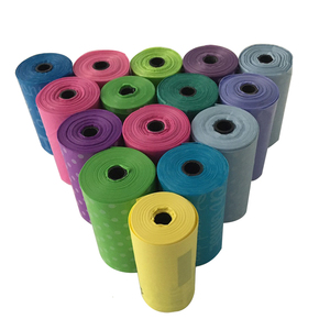 Designed Small Dog Waste Bags On a Roll Disposable Dog Waste Pick-up Plastic Bags On Roll Dog Waste Dispenser Plastic Bag