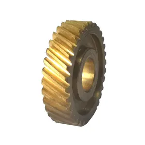 Customized High Precision Brass Worm Spur Helical Gear