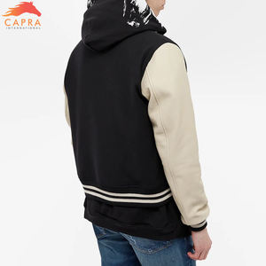 เสื้อแจ็กเก็ตผ้าลูกฟูกเลือกลายได้,เสื้อแจ็กเก็ตเบสบอลเลตเตอร์แมนบอมเบอร์ให้ความอบอุ่นกำหนดได้เอง - Product Image 3