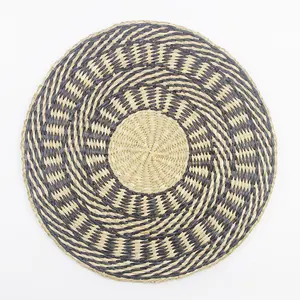 High Quality Ecofriendly Elegant Wicker 100% Seagrass Placemat Dinner Seagrass Table Made In Vietnam