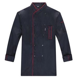 Veste de chef exécutif à manches longues, veste de cuisine, uniforme de travail de cuisine, veste de serveur d'hôtel, vêtements de restaurant pour femmes - Product Image 2