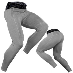 Wholesale Men Fitness <b>Leggings</b> Elastic Waistband <b>Leggings</b> Sport Running Yoga <b>Leggings</b> for Men Plus Size - Product Image 2