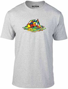 Camisetas cómodas con Rubix cube para hombre, ropa informal con impresión personalizada, servicio de personalización, 100% algodón - Product Image 4