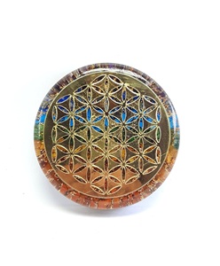 En gros Meilleure Qualité Sept Chakra Pierre Orgonite Dessous De Verre AAMEENA AGATE Cristal Quartz Rose Quartz Énergie Améliorée Pierre Précieuse - Product Image 1