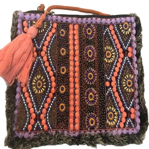 Indian Modern Bohemian Summer Embroidery Designer Handmade <b>Beaded</b> Messenger Bags Light Weight <b>Large</b> Capacity Women Evening Bags - Product Image 1