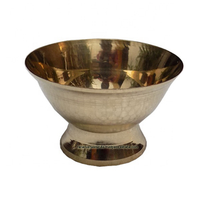 Petit bol décoratif en laiton, Antique - Product Image 1