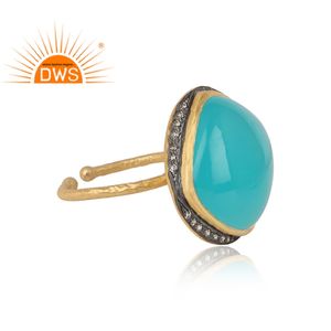 Boucles d'oreilles brillantes, plaquées or et en argent, style Hamas, bijou classique, vente en gros, pierres précieuses, calcédoine - Product Image 3