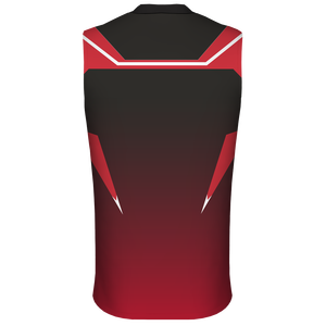 Recién llegado, camiseta de baloncesto roja y negra transpirable para niños, uniforme personalizado para jóvenes con diseño de su propio equipo, opción de talla grande - Product Image 2