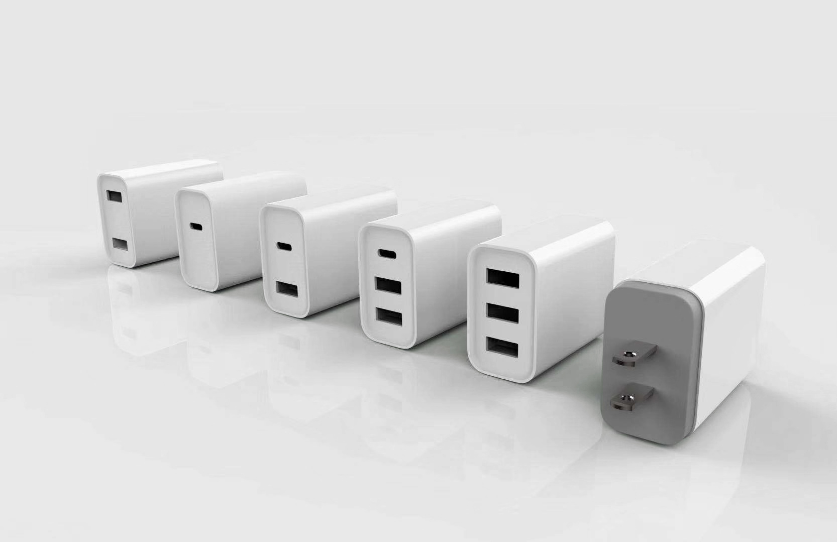 PD 45 Вт 65 Вт складной 1 взаимный обмен данными между компьютером и периферийными устройствами 2 Мульти USB C TYPE--C быстро Ган зарядное устройство