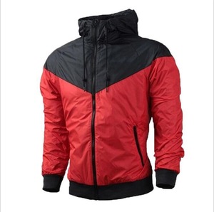Wholesale 2021 Customized Men's Windbreaker Jackets New Plus Size Waterproof Reversible Zipper Hooded Casual Winter Coat <b>Stand</b> - Product Image 4