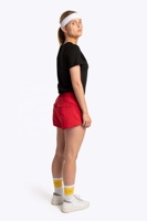 Shorts de course pour femmes, écologiques, respirants, en tissu Oxford 100% coton, fermeture à cordon, séchage rapide, antibactériens