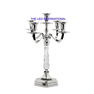 Candelabro de Mesa, Candelabro de Metal de Alta Venta para Eventos, Fiestas, Bodas y Decoración Navideña, Candelabro Chapado en Oro - Product Image 6