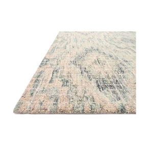 Tapis moderne en laine indien touffeté à la main en ardoise argentée meilleure offre pour l'espace cuisine Logo Pile en peluche vivante TW 01 - Product Image 2