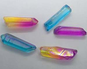 Cabujón de piedras preciosas sueltas de cuarzo Aura de grado superior, tamaño libre, fabricación de joyas curativas naturales, piedras preciosas sueltas al por mayor - Product Image 3