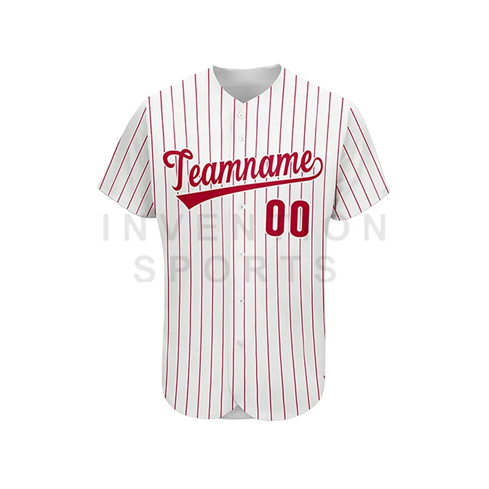 Camisa de beisebol uniforme esportiva impressão do número do logotipo personalizado camisas de baseball dos homens