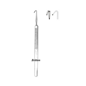 BRITTON BI-106-0831 ที่ดึงเนื้อเยื่อแบบตะขอเดี่ยว ขนาด 12 ซม. ทำจากเหล็กกล้าไร้สนิมคุณภาพสูง สำหรับการผ่าตัด ใช้เป็นเครื่องมือผ่าตัด - Product Image 1
