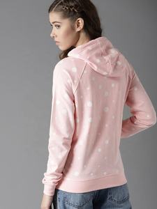 Sweat-shirt de sport léger à capuche pour femmes, 2020, nouveau style, fermeture éclair, veste de sport, maillot imprimé à points, par EVERGLOW - Product Image 2