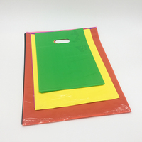 Sac de transport en plastique de vêtements de conception d'impression personnalisée/sac en plastique d'emballage de vêtements de poignée en ldpe personnalisée/sh avec Logo