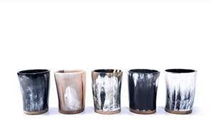 Verre à vin en corne naturelle sculpté à la main personnalisé de haute qualité pour la maison Restaurant Hotel-Vente en gros de style indien - Product Image 3