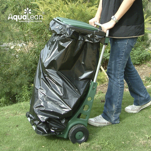 Aqualean Ngoài Trời Thùng Rác Thùng Rác Thùng Rác Thùng Rác Di Chuyển Vườn Giỏ Hàng Nhựa Waster Bin Với Bánh Xe - Product Image 3