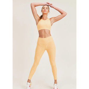 สปอร์ตบราผ้าแจ็คการ์ดลายดอกไม้,เสื้อชั้นในสำหรับใส่ออกกำลังกาย - Product Image 4