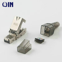 STP Cat.6A Cat7 RJ45 enchufe Modular Toolless computadora Internet LAN Cable RJ45 Toolless conector Modular