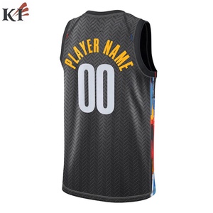 Maillot de basketball personnalisé pour hommes en gros avec impression par transfert thermique, respirant, séchage rapide, grandes tailles KEVEN IMPEX KI-BBJ-9609 - Product Image 4
