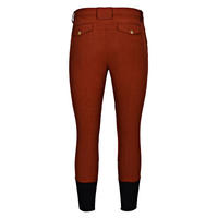 Pantalones de equitación para hombres Pantalones ecuestres Diseño personalizado Patrón de impresión Asiento de silicona completo Medias de equitación