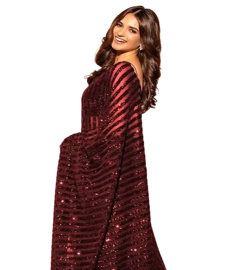 भारतीय पाकिस्तानी शैली भारी डिजाइनर Georgette अनुक्रम काम डिजाइनर ब्लाउज के साथ सामग्री के लिए महिलाओं और लड़की जातीय साड़ी पहनने