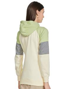 Sudadera con capucha de trabajo para mujer, de manga larga, jersey de dos tonos, de gran tamaño/color claro - Product Image 2